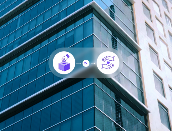 <h2>Double Your Impact with <span style="color: #7c3bed;">Corporate Matching</span></h2>