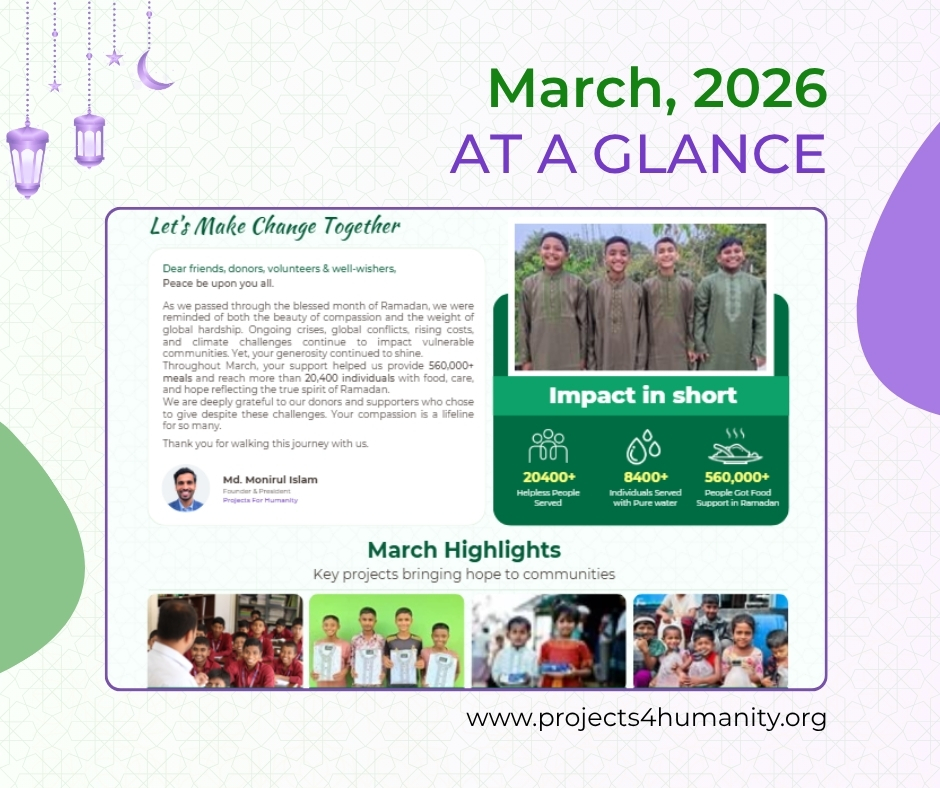 March Impact Report: A Month of Compassion, Care, and Ramadan Giving